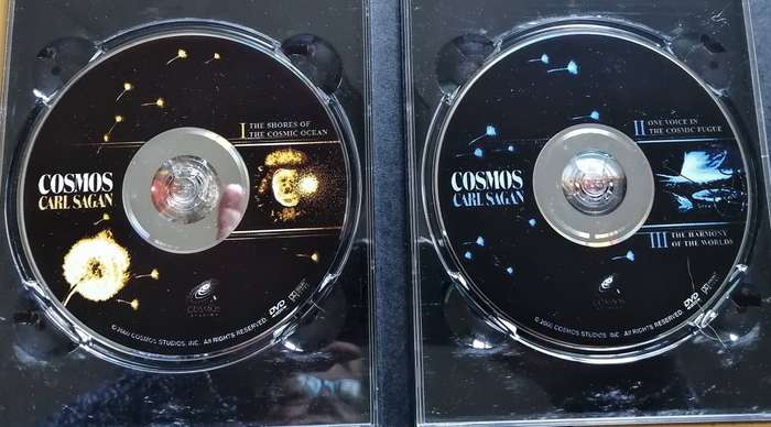 COSMOS CARL SAGAN ORIGINAL COLLECTOR`S EDITION 7 DISC SET EMMY AWARD