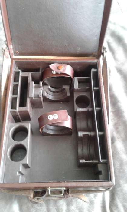 Leather Case Leica Leitz Camera And Accessories Very Good Condition