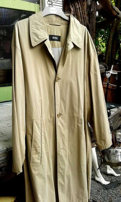 Stunning Vintage Hugo Boss Mens Trench Coat size M to L