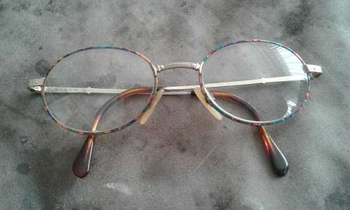 Vintage Neostyle Multicolor German Metal Ladies Eye Lenses Glasses High Qyality Frame
