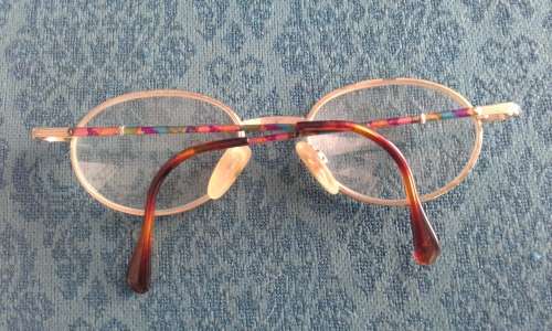 Vintage Neostyle Multicolor German Metal Ladies Eye Lenses Glasses High Qyality Frame