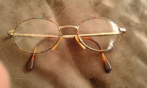 Vintage Neostyle Multicolor German Metal Ladies Eye Lenses Glasses High Qyality Frame