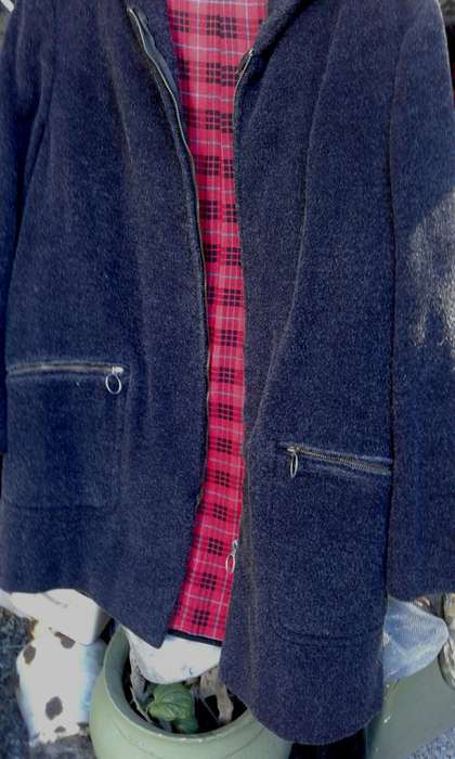 Vintage Anthrazite Wool Jacket Size 10 to 12