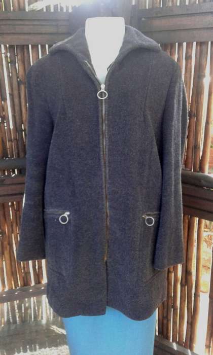Vintage Anthrazite Wool Jacket Size 10 to 12
