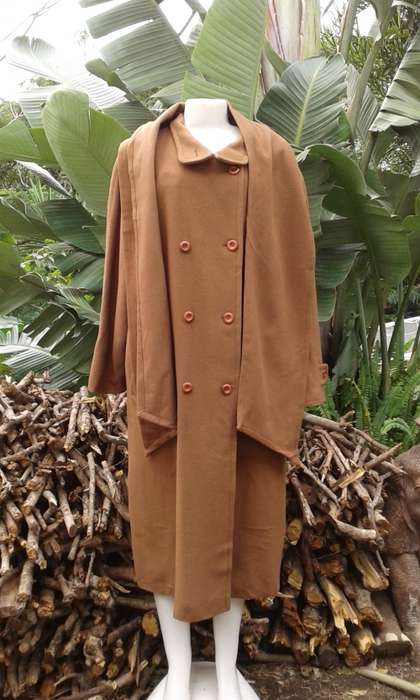 Finest Quality Pure Cashmere Coat With Matching Scarf By Peter Hahn Made In Germany Size 14 to 16