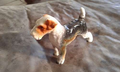 Vintage Beautiful Scottish Terrier Porcelain Dog Figurine Ornament