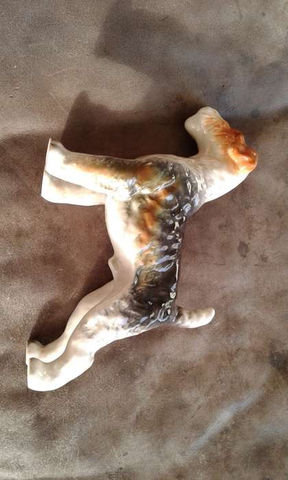 Vintage Beautiful Scottish Terrier Porcelain Dog Figurine Ornament