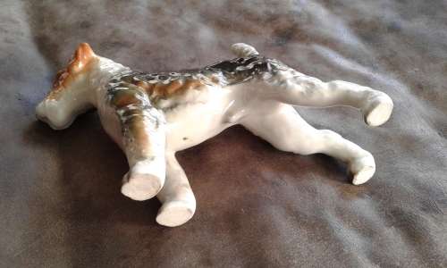 Vintage Beautiful Scottish Terrier Porcelain Dog Figurine Ornament