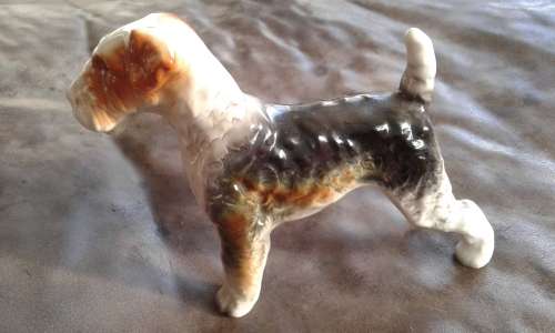 Vintage Beautiful Scottish Terrier Porcelain Dog Figurine Ornament