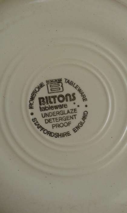 Vintage Biltons Ironstone Staffordshire Dinner Coffee Set Made In England 25 Pieces