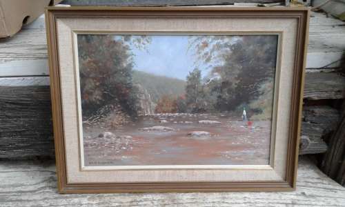 Brian Blakemore Landscape Oil Painting Framed Signed Well Known Eastern Cape Artist
