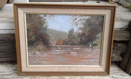 Brian Blakemore Landscape Oil Painting Framed Signed Well Known Eastern Cape Artist
