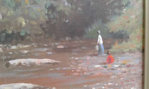 Brian Blakemore Landscape Oil Painting Framed Signed Well Known Eastern Cape Artist