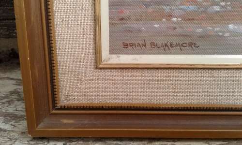 Brian Blakemore Landscape Oil Painting Framed Signed Well Known Eastern Cape Artist