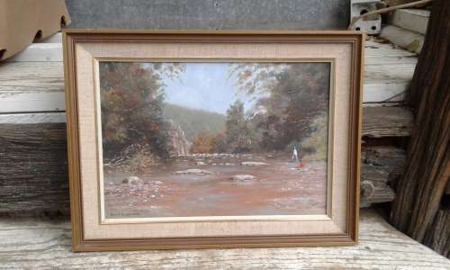 Brian Blakemore Landscape Oil Painting Framed Signed Well Known Eastern Cape Artist