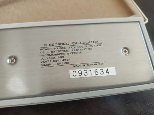 Soncor De Luxe Model No. 22 Electric Calculator And Ruler With Matching Pen In De Luxe Box