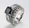Black Engagement Ring