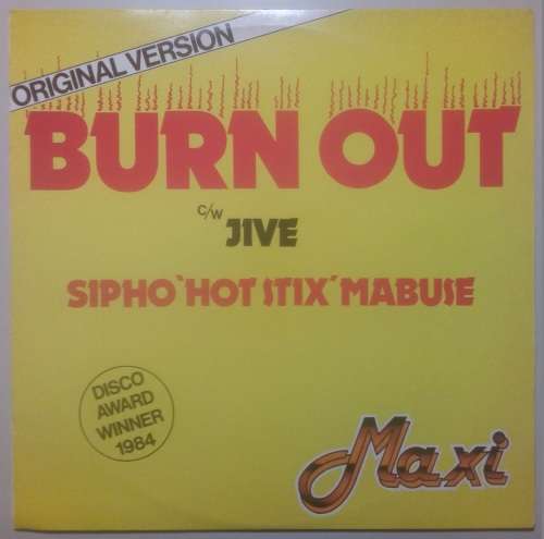 SIPHO "HOTSTIX" MABUSE - BURN OUT - 12" VINYL