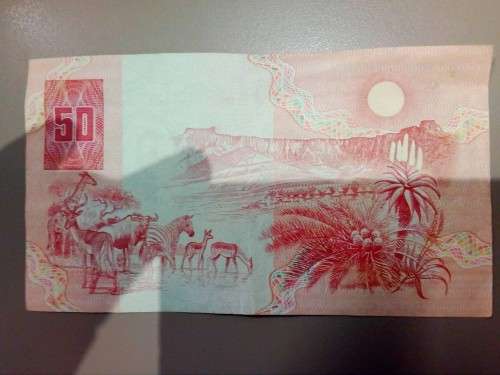 R50 Note good condition Gerard De Kock