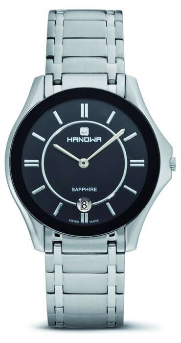 SWISS MILITARY Hanowa Ascot Quartz Gents Slim Dress Watch "HIGH END WATCH!!"