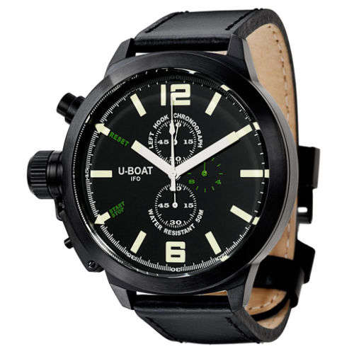 U-BOAT Left Hook IFO Chronograph Gents UPMARKET Quartz Watch(LIMITED EDITION!!)