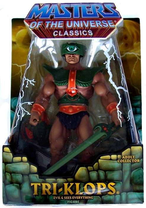 HE-MAN MOTU CLASSICS TRI-KLOPS MIB