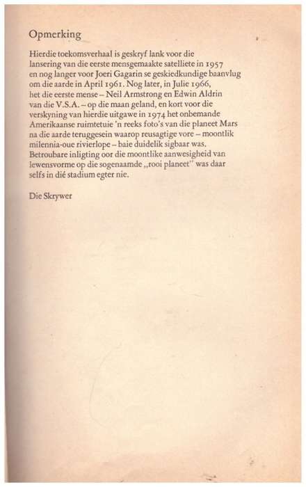 Fritz Deelman en die Skepe van Mars deur Leon Rosseau