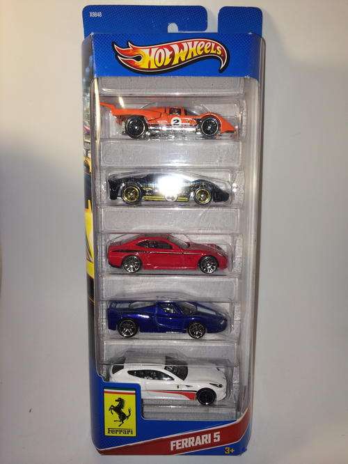 Hot Wheels - 2013 Hot Wheels Ferrari 5 Pack