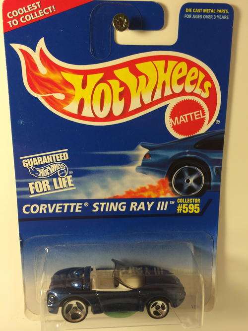 Hot Wheels - Corvette Sting Ray III  - 1997 Hot Wheels #595