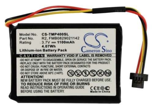 GPS, Navigator Battery    CS-TMP400SL  for  TOMTOM 340S LIVE XL  etc.