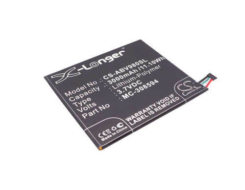Tablet Battery  CS-ABV980SL  for  AMAZON Kindle Fire 7 5Tth Gen  etc.