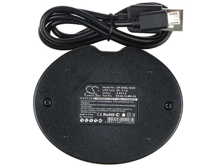 Camera Charger DF-ENEL14UH for NIKON EN-EL14 etc.