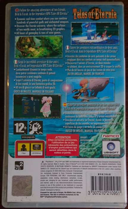 Tales of Eternia - PSP