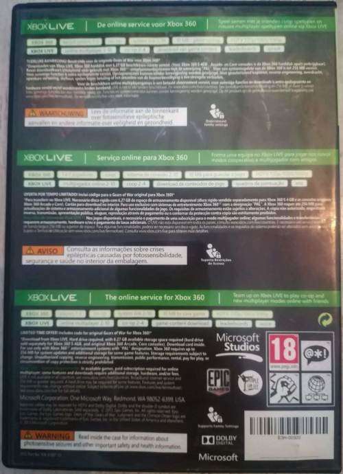 Gears of War: Judgment - Xbox 360 (Bundle version, incl DLC for GoW1)