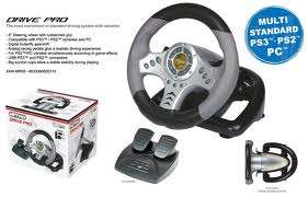 Steering Wheel and Pedals PS2