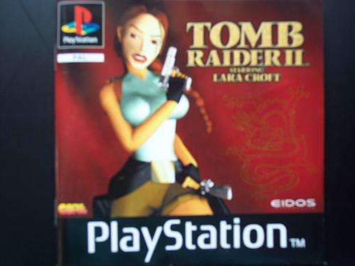 Tomb Raider 2 PS1 + Playstation mag with walkthrough