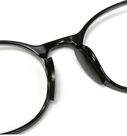 Charminer Soft Silicone Nose Pads for Eye Glasses Plastic Frame Anti Slip Pads 4 Pairs