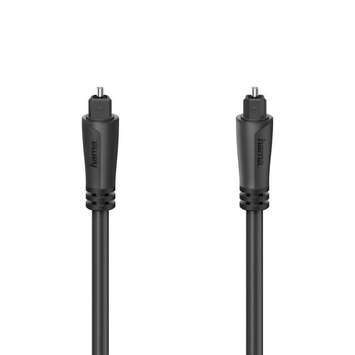 Hama Audio Optical Fibre Cable, ODT Plug (Toslink), 1.5 m