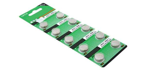 10 Pack AG10 Batteries button cell battery