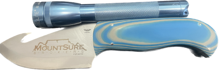 Coleman Hand Hunting Knife + Mini Maglite