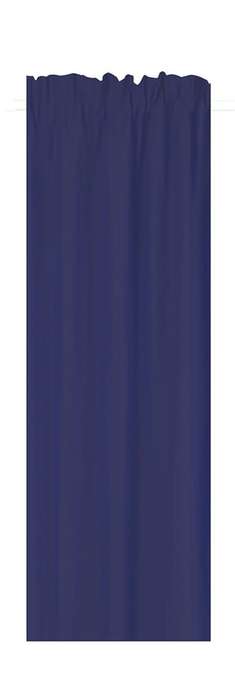 Microfibre Royal Blue 230X218 Taped Curtain *NEW ARRIVAL*