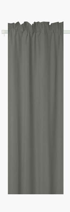 Microfibre Grey 230X218 Taped Curtain *NEW ARRIVAL*