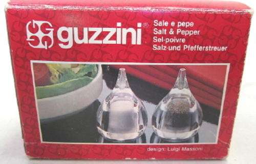 Guzzini salt and pepper set