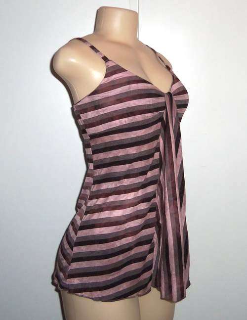 Brown Striped Top by INSYNC - Size MEDIUM *** BRAND NEW ***