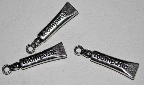 UNUSUAL TOOTHPASTE TUBE CHARM