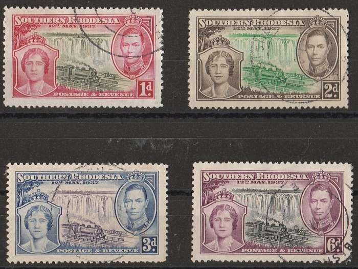 SOUTHERN RHODESIA  1937   CORONATION  KING GEORGE V1