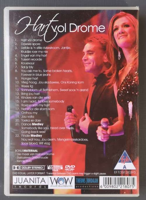 Hart Vol Drome - Theuns Jordaan en Juanita du Plessis (DVD)