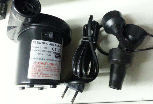 AC electric air pump Inflator/deflates with 3 nozzles avaliable in 220V(home use)/12V(car use)