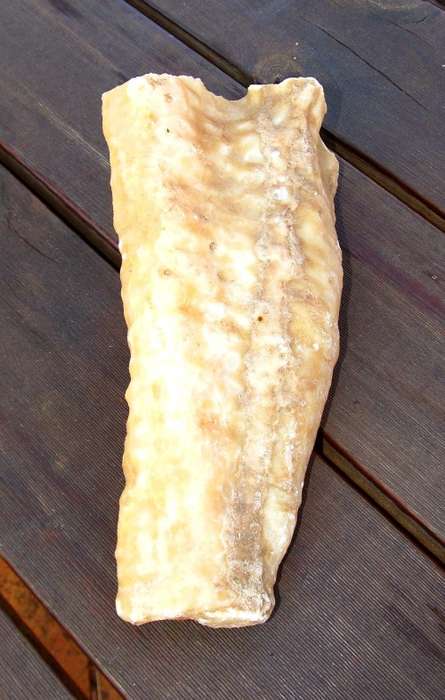 Limestone cave rock formation - stalactite midpiece