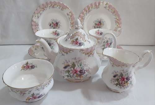 Royal Albert  ''Serenity''  9pc  Tea -4- Two